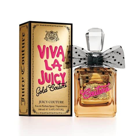 Luxurious fragrance for women, Juicy Couture Viva La Juicy Gold Couture Eau de Parfum (100 ml), with fruity and warm aroma.